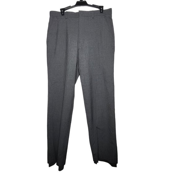 J. Ferrar Men's Gray Dress Pants Size 34/32 Regular Neutral Office Career Formal - Picture 1 of 8
